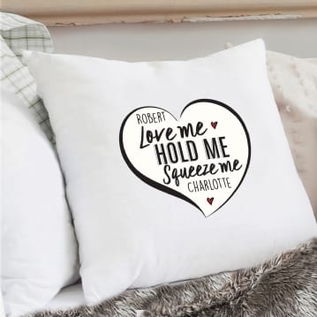 Personalised Squeeze Me Cushion