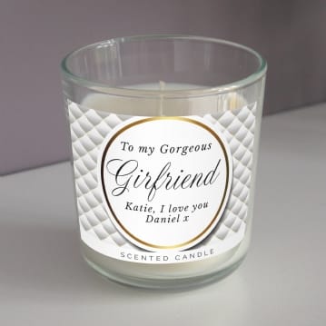 Personalised Gorgeous Scented Candle