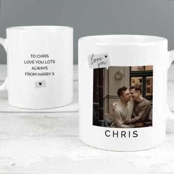 Personalised Photo Upload Craft Mug