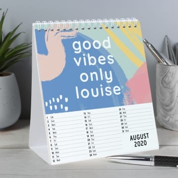 Personalised Motivational Quotes Desk Calendar