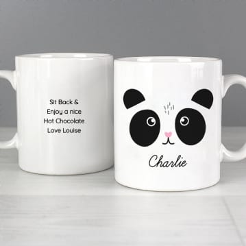 Personalised Cute Animal Face Mugs
