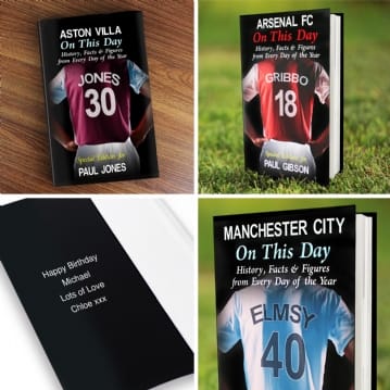 Personalised On This Day Football Team Books