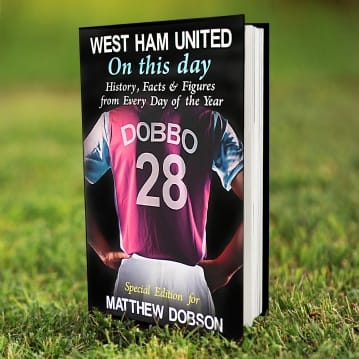 Personalised On This Day Football Team Books
