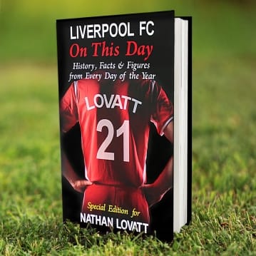 Personalised On This Day Football Team Books