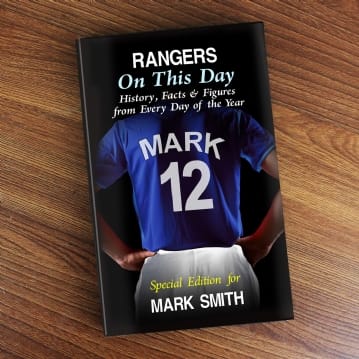 Personalised On This Day Football Team Books