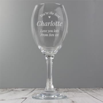Personalised You Are The Best Glasses