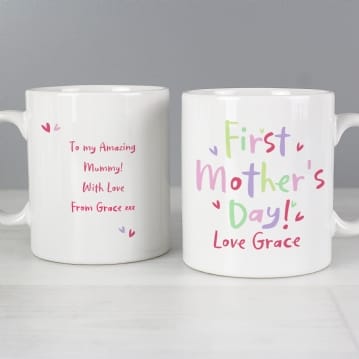 Personalised First Mother's Day Mug