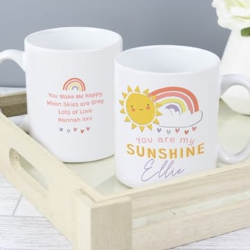 Personalised You Are My Sunshine Mug