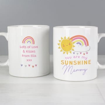 Personalised You Are My Sunshine Mug