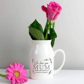 Personalised Flower Jugs