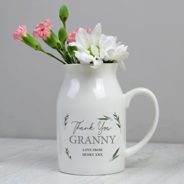 Personalised Flower Jugs