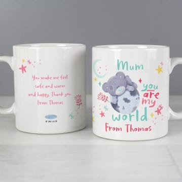 Personalised You Are My World Me To You Mug