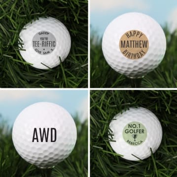 Personalised Golf Balls