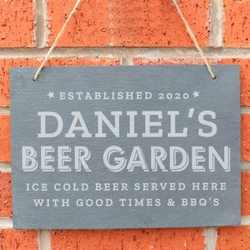 Personalised Beer Slate Signs