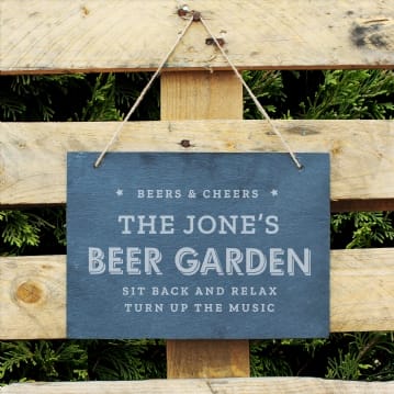 Personalised Beer Slate Signs