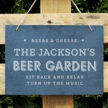 Personalised Beer Slate Signs