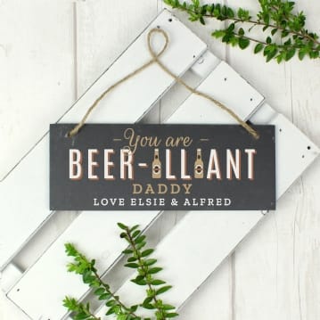 Personalised Beer Slate Signs