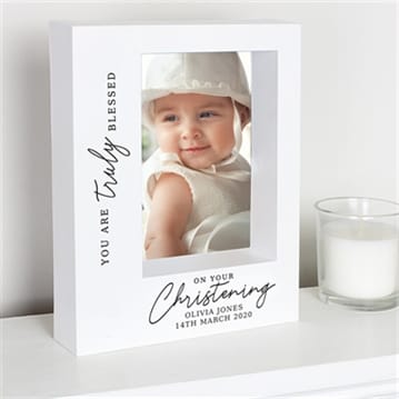 Truly Blessed Personalised Christening Frame