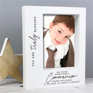 Truly Blessed Personalised Communion Frame