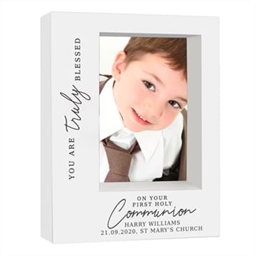 Truly Blessed Personalised Communion Frame