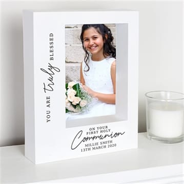 Truly Blessed Personalised Communion Frame