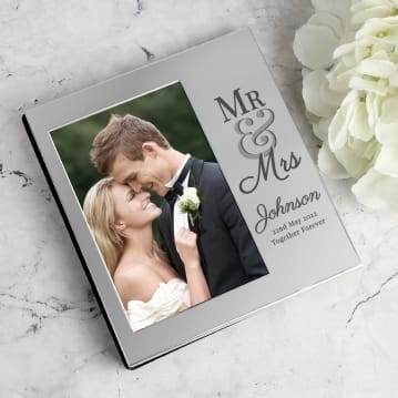 Personalised Mr & Mrs 6x4 Photo Album
