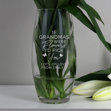 Personalised I'd Pick You Bullet Vase