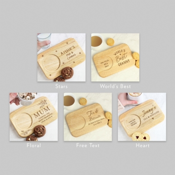 Personalised Wooden Coaster Trays