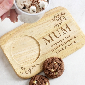 Personalised Wooden Coaster Trays