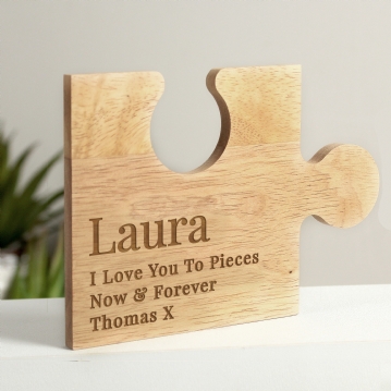 Jigsaw Piece Personalised Wooden Drink Coasters Find Me A Gift