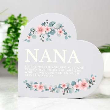 Personalised Free-Standing Heart Ornaments