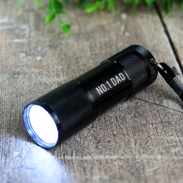 Personalised Black Mini Torch