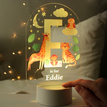 Personalised Kids Colour Changing LED Night Lights