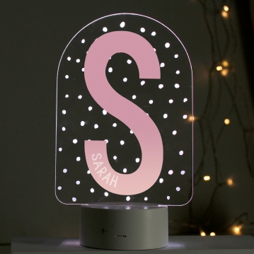 Personalised Kids Colour Changing LED Night Lights