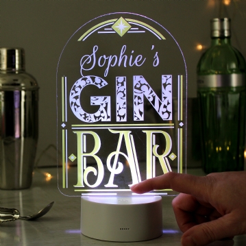Personalised Bar Colour Changing LED Lights