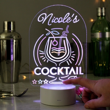 Personalised Bar Colour Changing LED Lights
