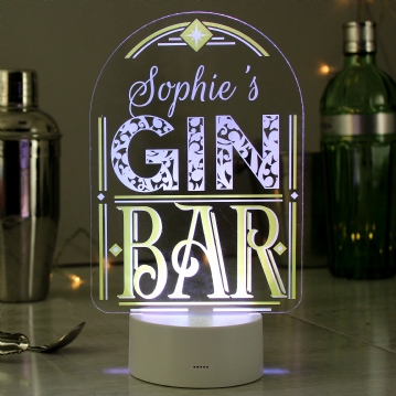Personalised Bar Colour Changing LED Lights