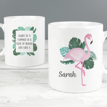 Personalised Flamingo Mug