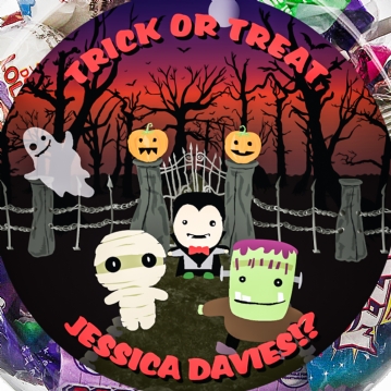 Personalised Halloween Sweet Jar