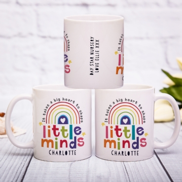 Personalised Shape Little Minds Mug