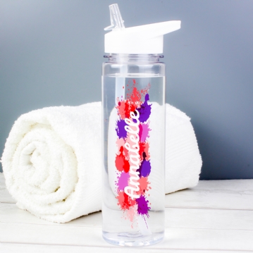 Personalised Splash Water Bottle