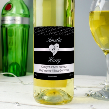 Personalised Wine for Couples