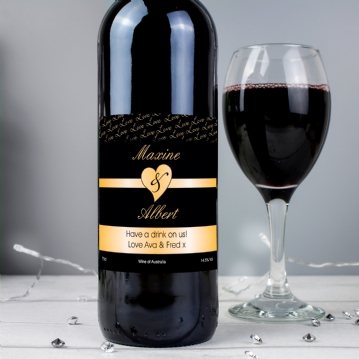 Personalised Wine for Couples