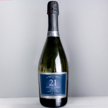 Personalised 21st Birthday Bottle of Prosecco