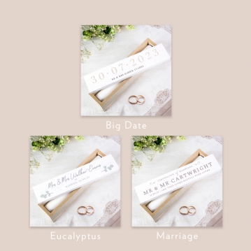 Personalised Wedding Certificate Holder