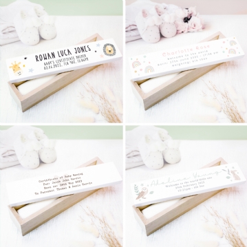 Personalised Baby's Certificate Holder