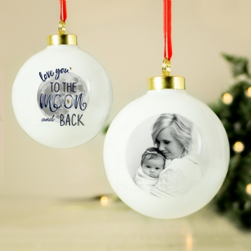 Photo upload christmas baubles clearance