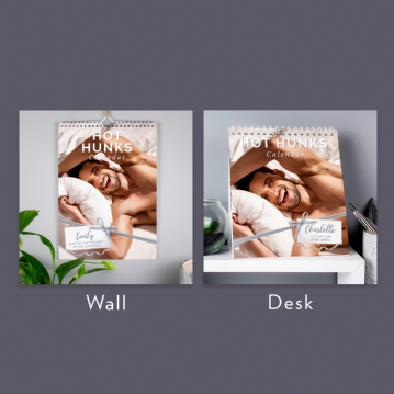 Personalised Hot Hunks Calendars