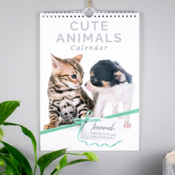 Personalised Cute Animal Calendars