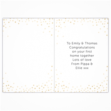 Personalised Congratulations Card